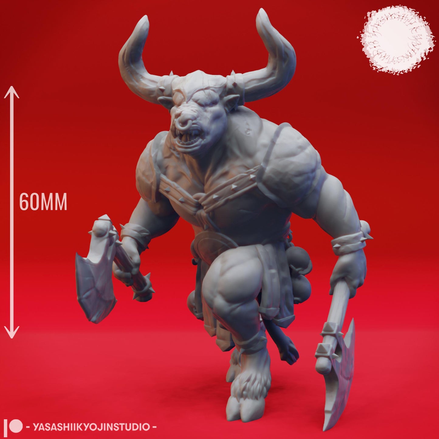 Minotaur miniature by Yasashii Kyojin Studio