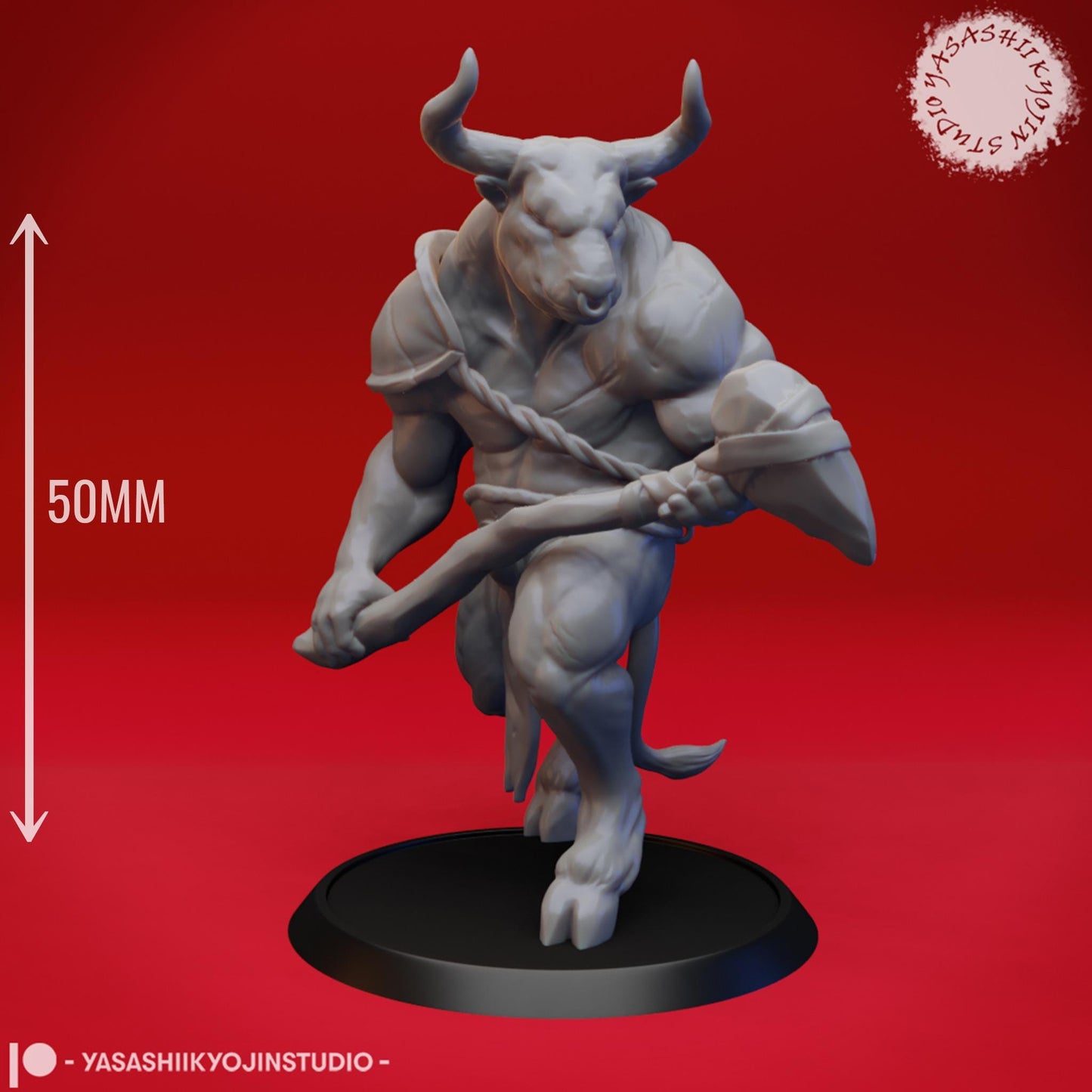 Minotaur miniature by Yasashii Kyojin Studio