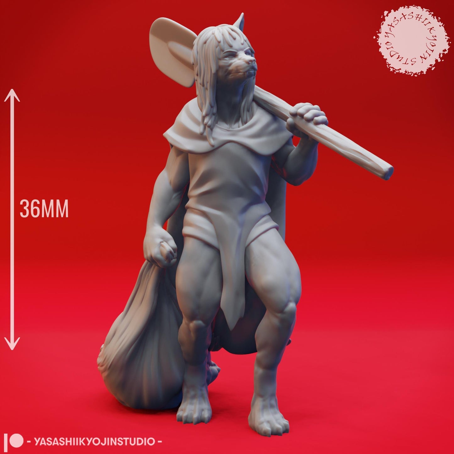 Mongrel Folk set 1 miniature by Yasashii Kyojin Studio