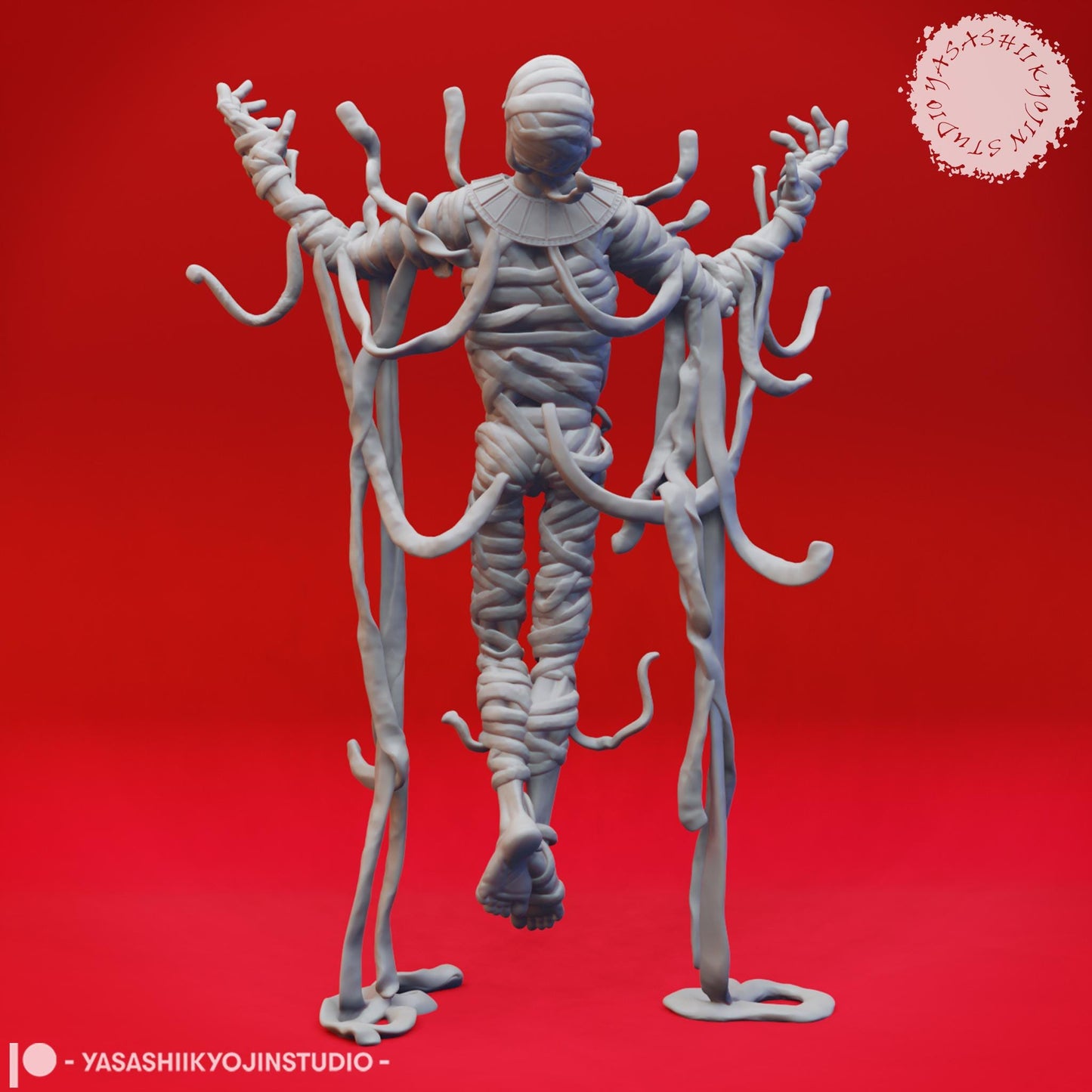 Mummy miniature by Yasashii Kyojin Studio