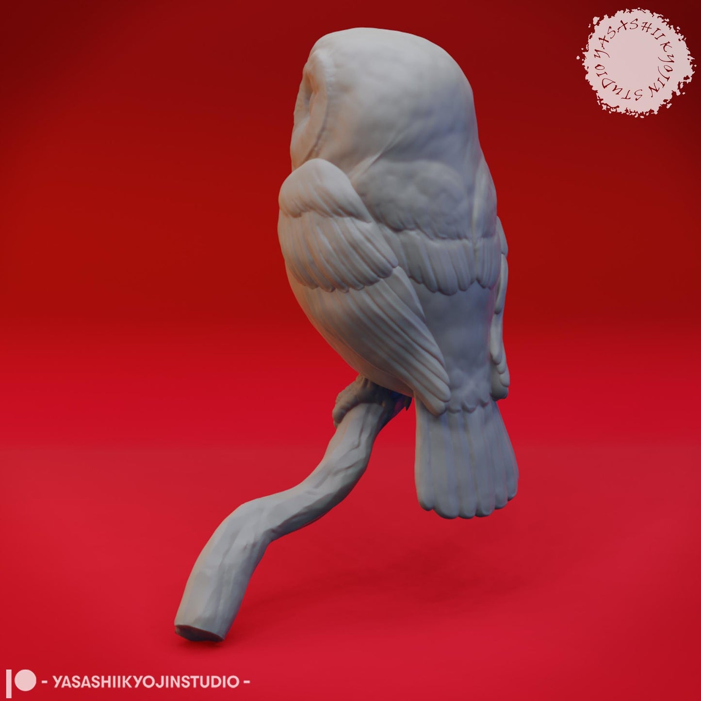 Owl miniature by Yasashii Kyojin Studio