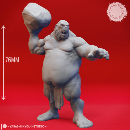Ogre miniature by Yasashii Kyojin Studio