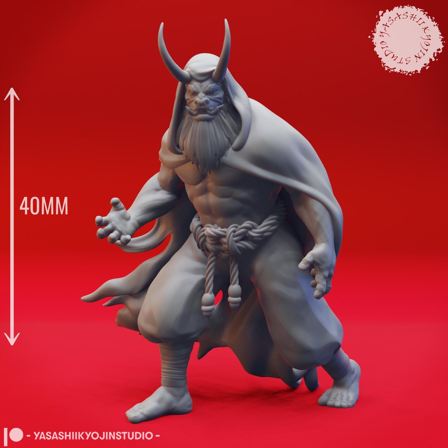 Oni miniature by Yasashii Kyojin Studio