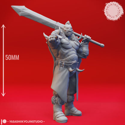Orc miniature by Yasashii Kyojin Studio