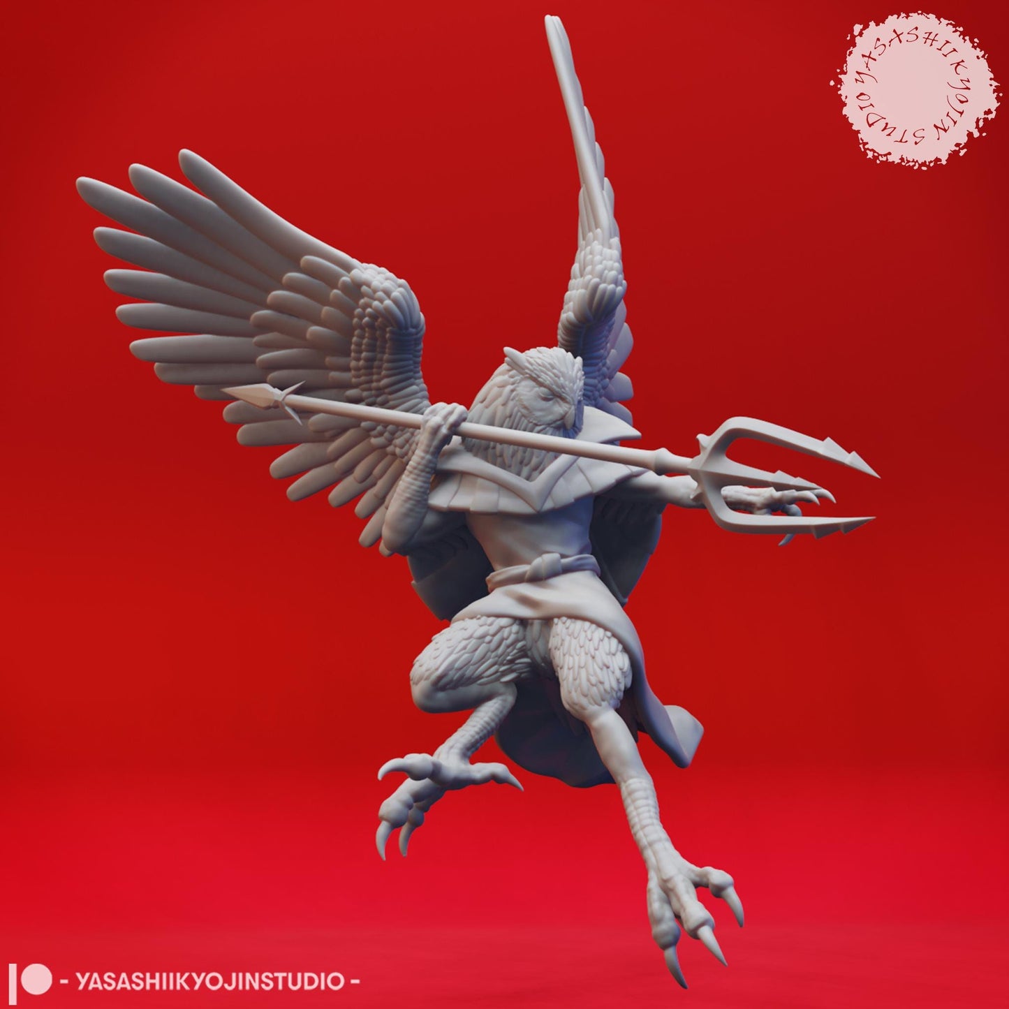 Owlin miniature by Yasashii Kyojin Studio
