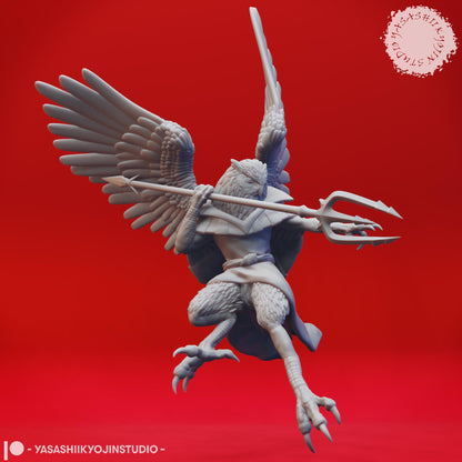 Owlin miniature by Yasashii Kyojin Studio