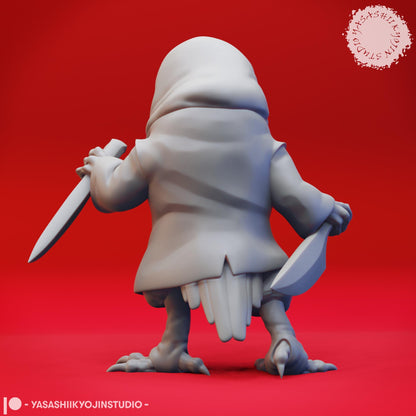 Owlin miniature by Yasashii Kyojin Studio