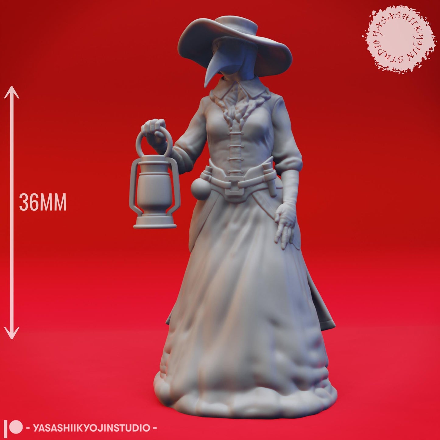 Plague Doctor miniature by Yasashii Kyojin Studio