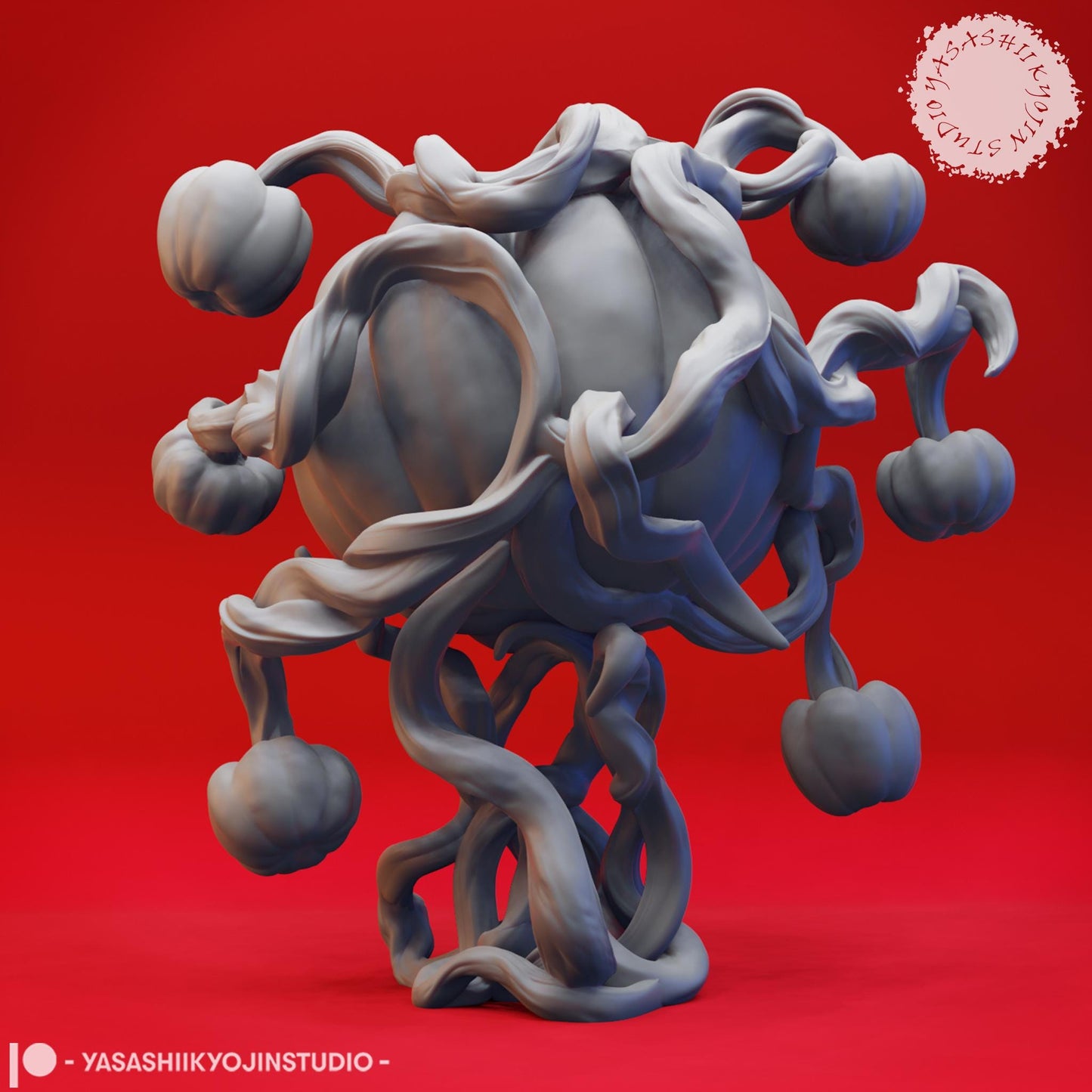 Pumpkin Beholder miniature by Yasashii Kyojin Studio