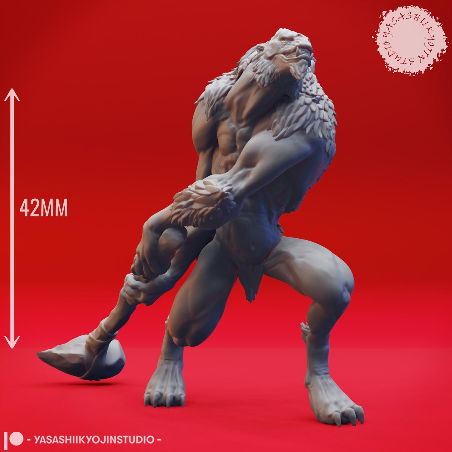 Quaggoth miniature by Yasashii Kyojin Studio