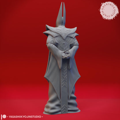 Red Wizard miniature by Yasashii Kyojin Studio