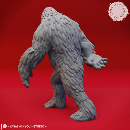 Sasquatch miniature by Yasashii Kyojin Studio