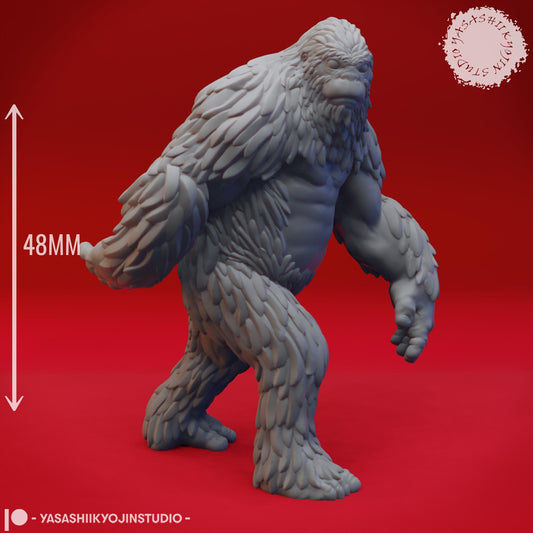Sasquatch miniature by Yasashii Kyojin Studio