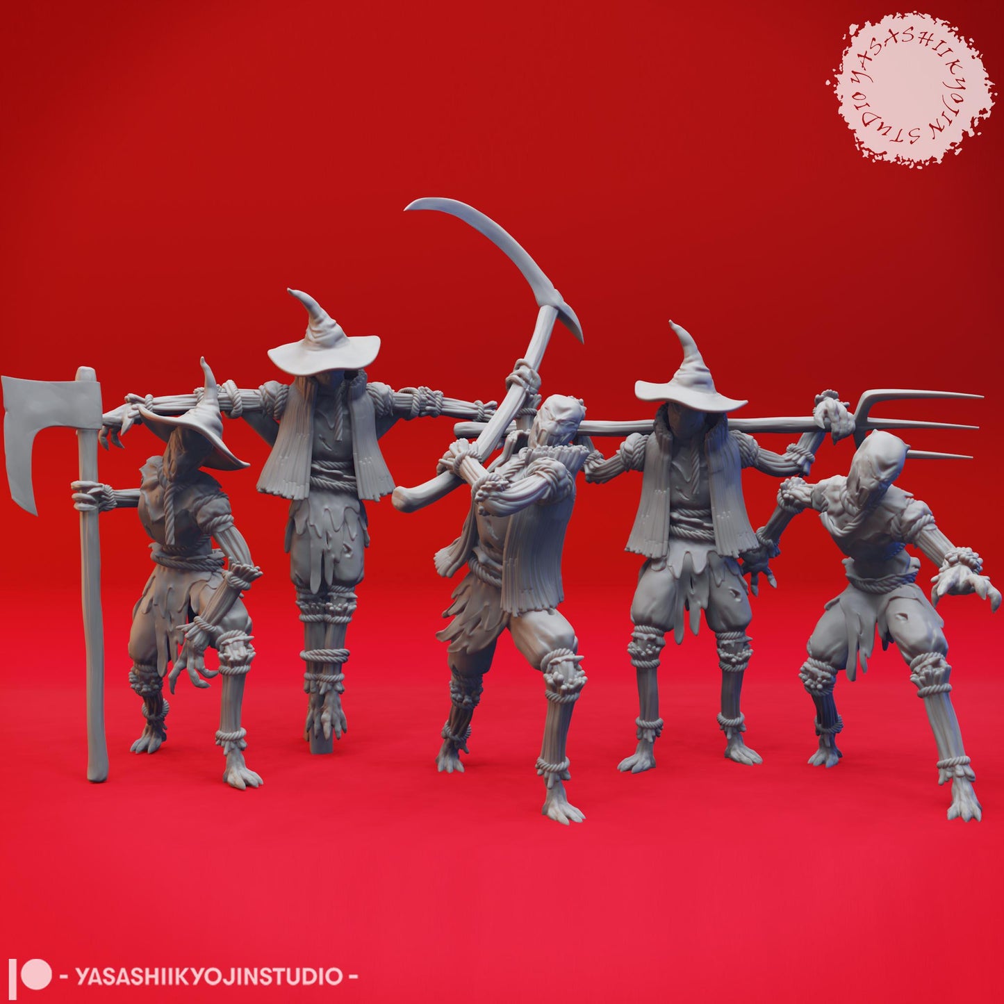 Scarecrow miniature by Yasashii Kyojin Studio