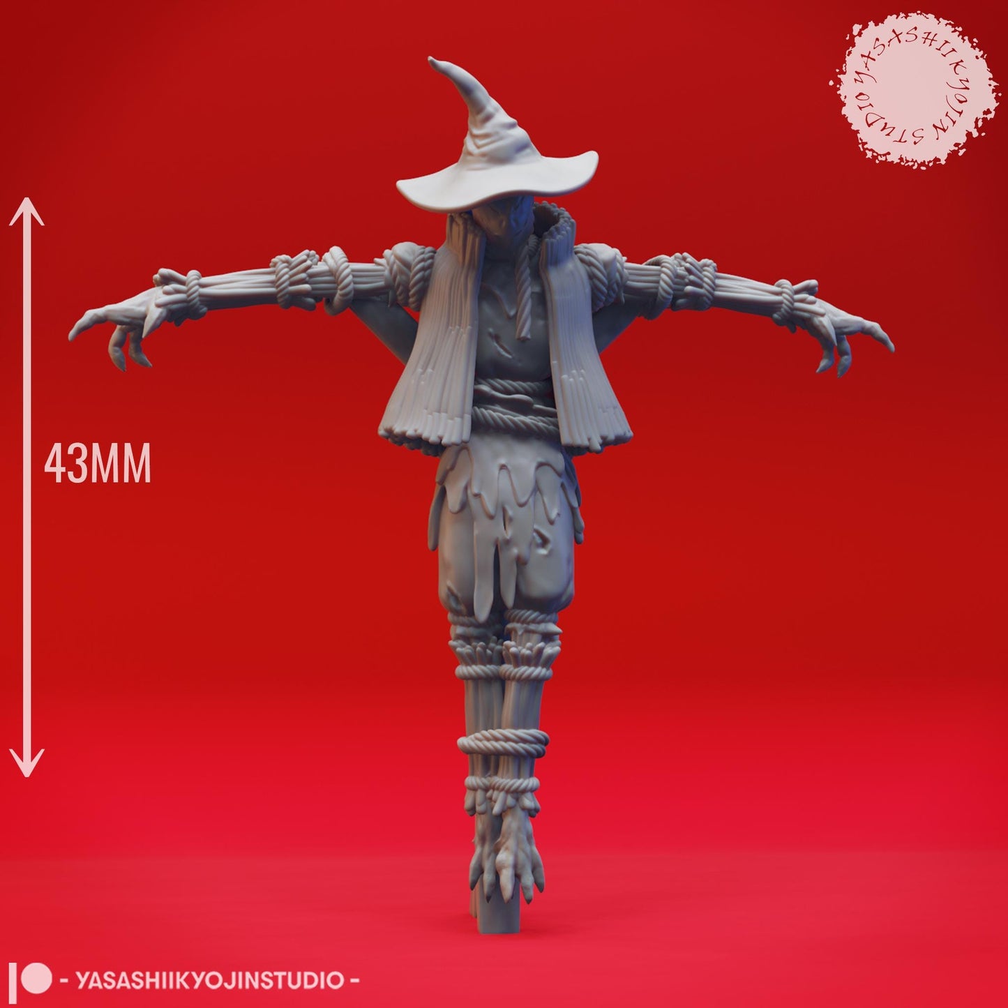Scarecrow miniature by Yasashii Kyojin Studio