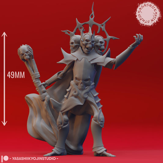 Skull Lord miniature by Yasashii Kyojin Studio