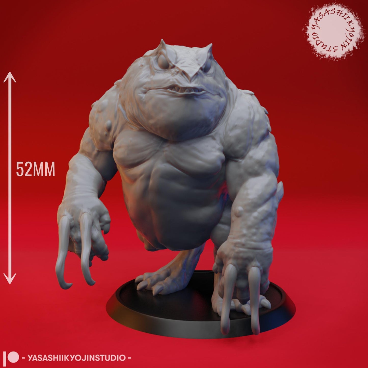 Slaad golem miniature by Yasashii Kyojin Studio