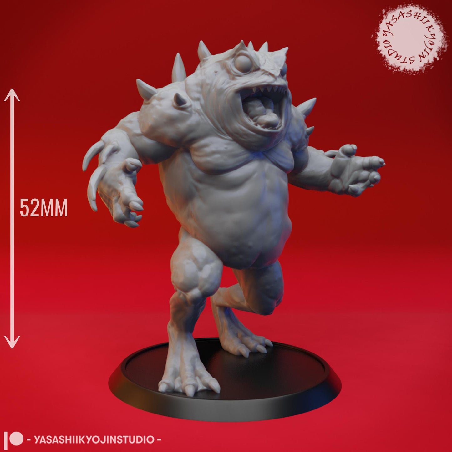Slaad golem miniature by Yasashii Kyojin Studio