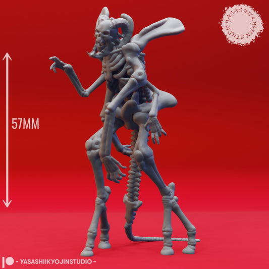 Skeleton golem Skeleton miniature by Yasashii Kyojin Studio