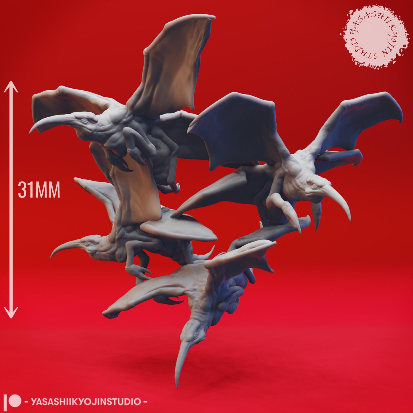 Stirge miniature by Yasashii Kyojin Studio