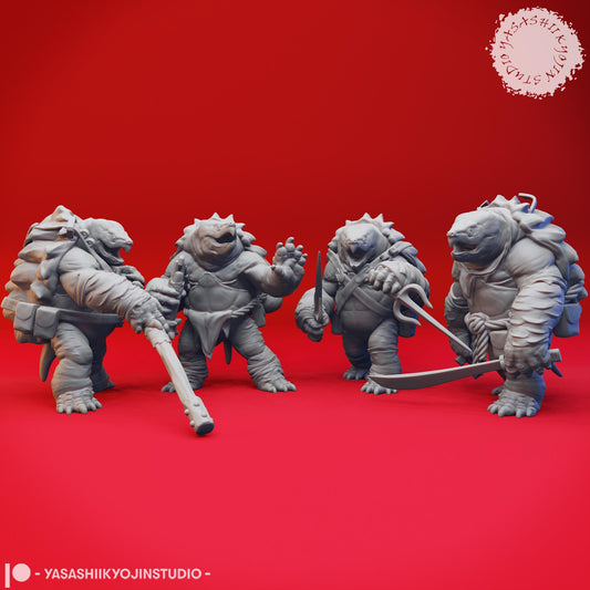 Tortle miniature by Yasashii Kyojin Studio