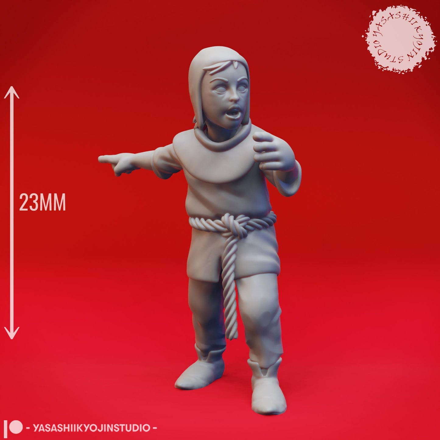 Townsfolk pack miniature by Yasashii Kyojin Studio