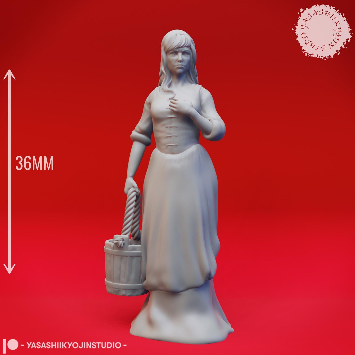 Townsfolk pack miniature by Yasashii Kyojin Studio