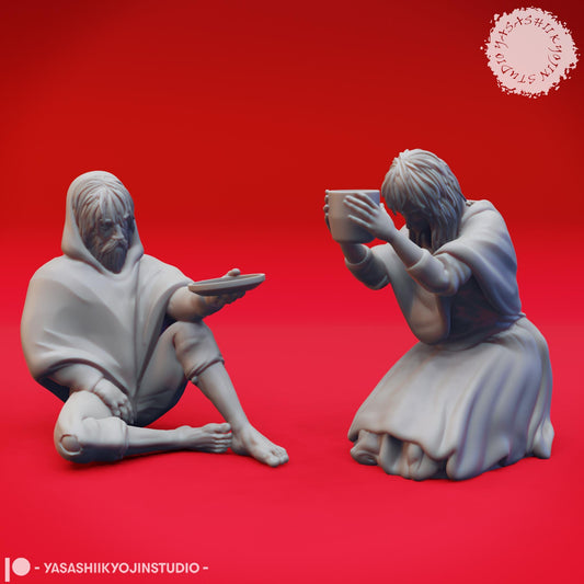 Townsfolk miniature by Yasashii Kyojin Studio