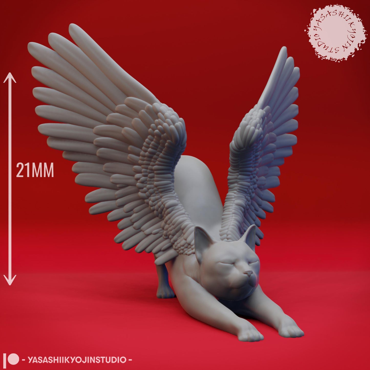Tressym miniature by Yasashii Kyojin Studio