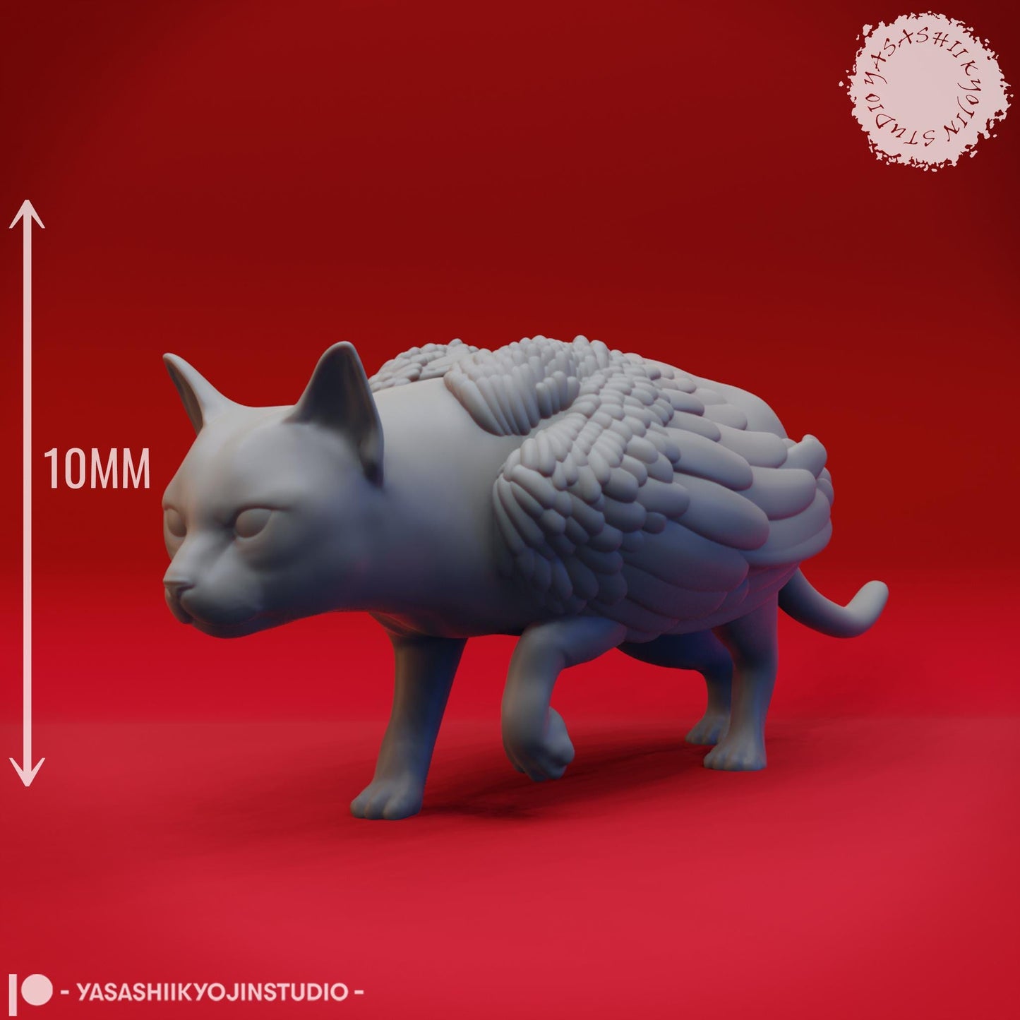 Tressym miniature by Yasashii Kyojin Studio