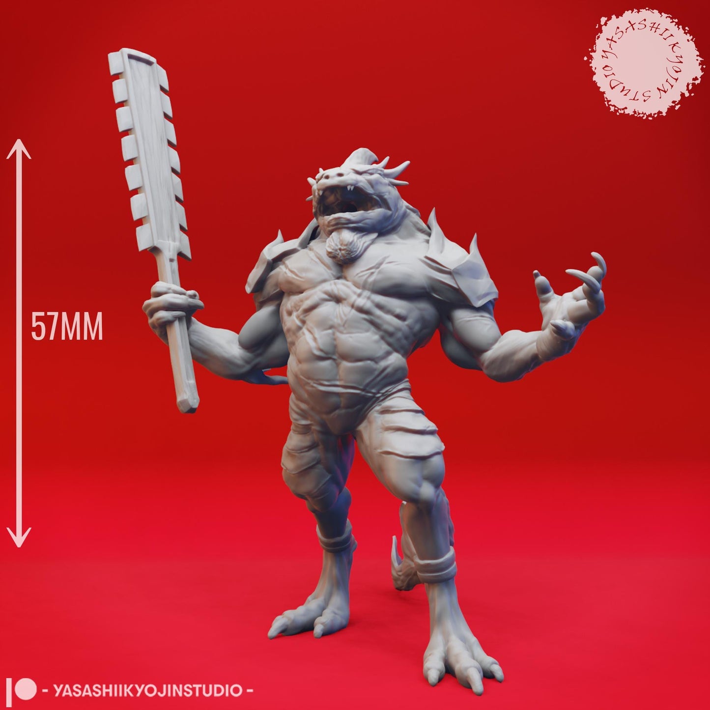 Troglodyte miniature by Yasashii Kyojin Studio