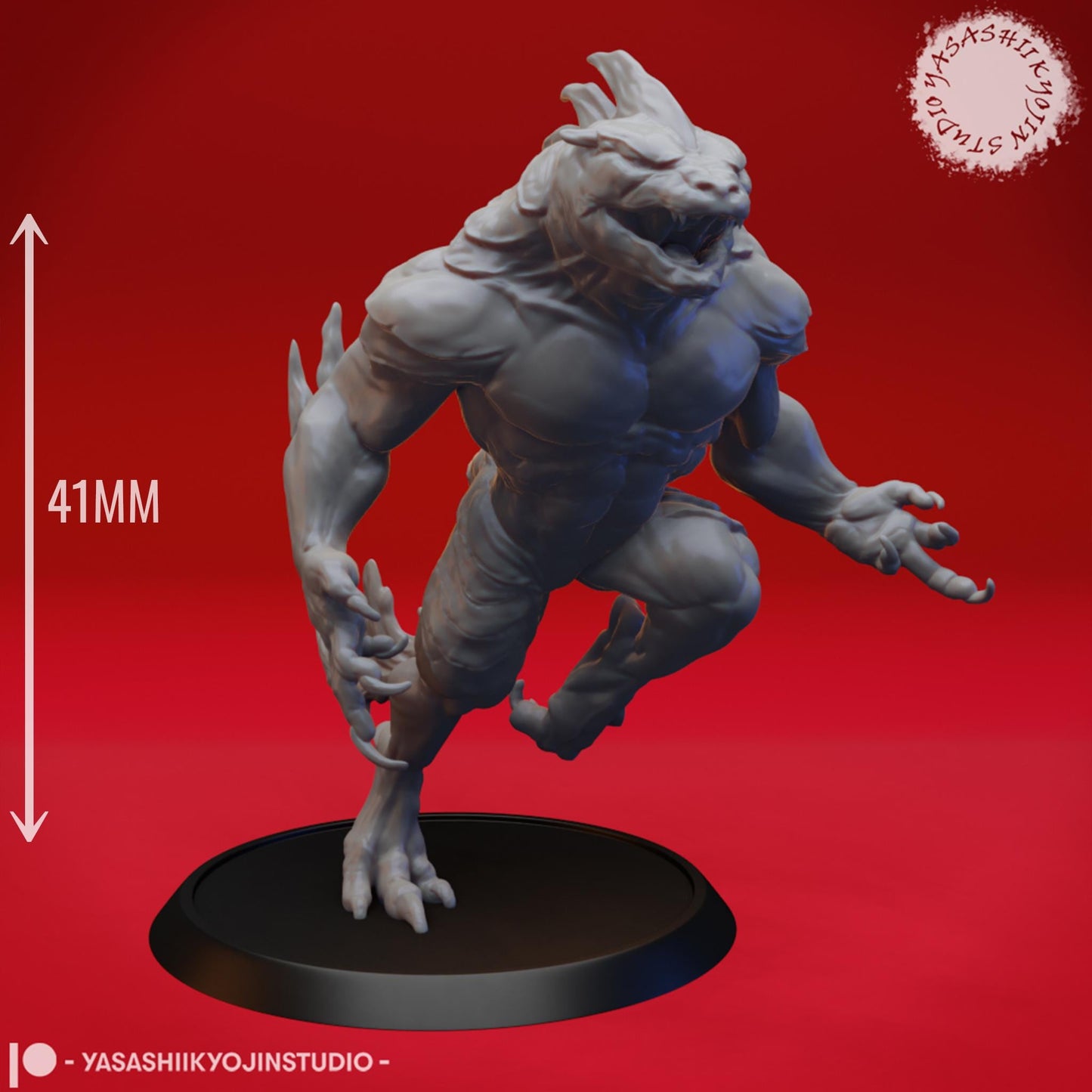 Troglodyte miniature by Yasashii Kyojin Studio
