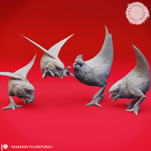 Abyssal Chicken miniature by Yasashii Kyojin Studio