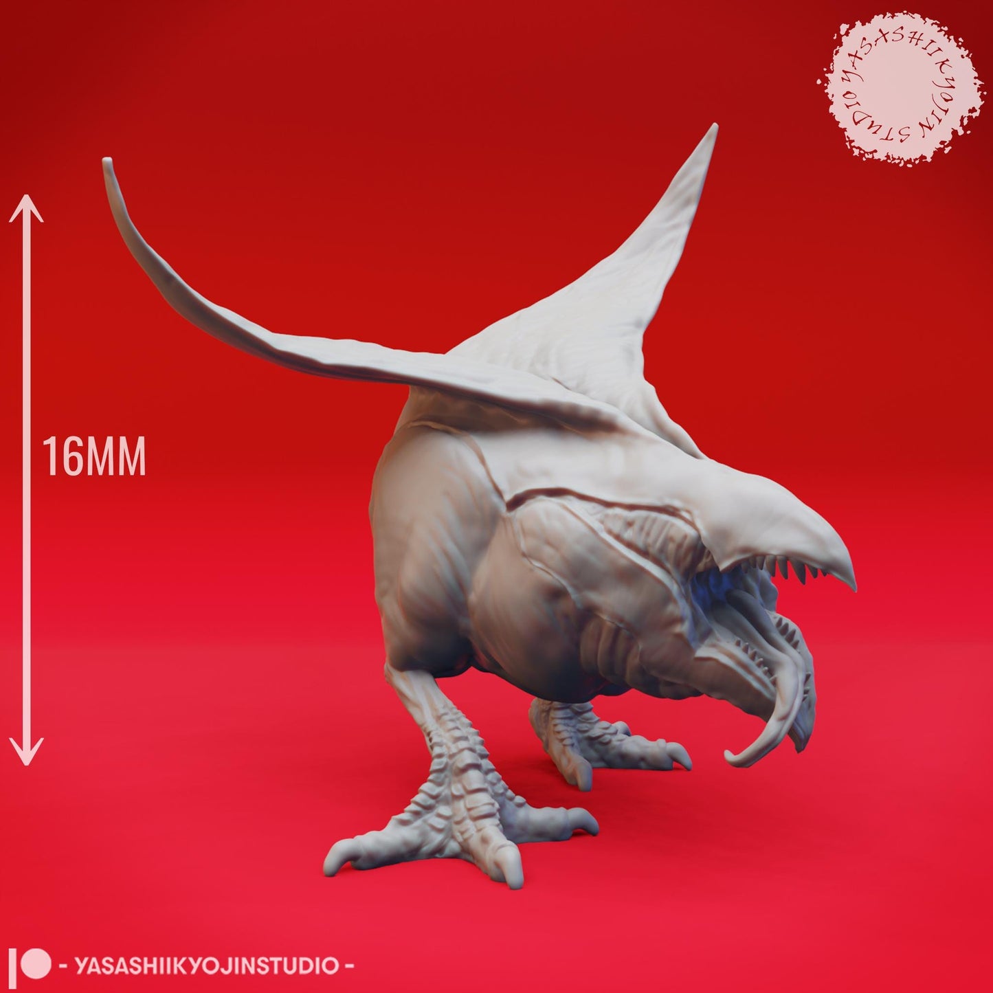 Abyssal Chicken miniature by Yasashii Kyojin Studio