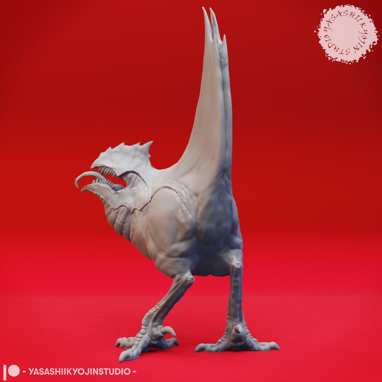 Abyssal Chicken miniature by Yasashii Kyojin Studio