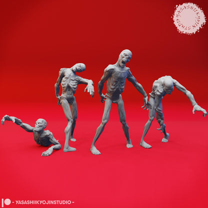 Zombie miniature by Yasashii Kyojin Studio