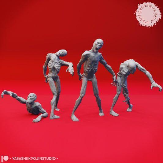 Zombie miniature by Yasashii Kyojin Studio