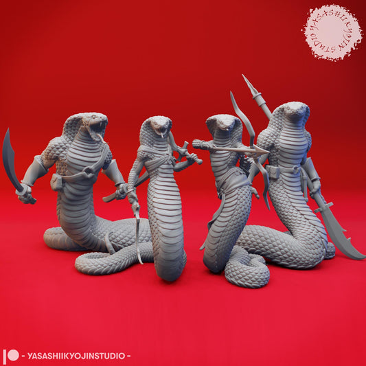 Yuan-ti miniature by Yasashii Kyojin Studio