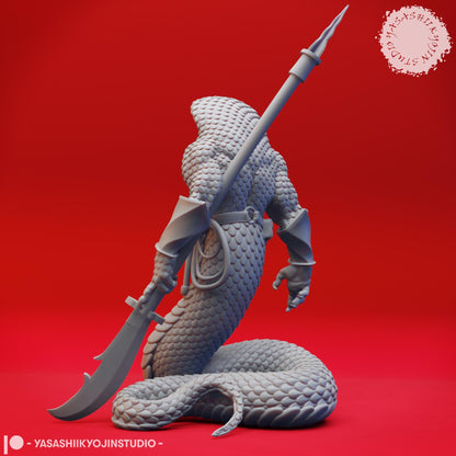 Yuan-ti miniature by Yasashii Kyojin Studio