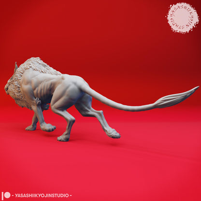 Worg miniature by Yasashii Kyojin Studio