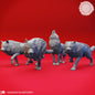Wolf miniature by Yasashii Kyojin Studio