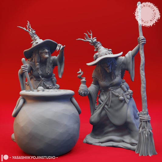 Barovian Witch miniature by Yasashii Kyojin Studio