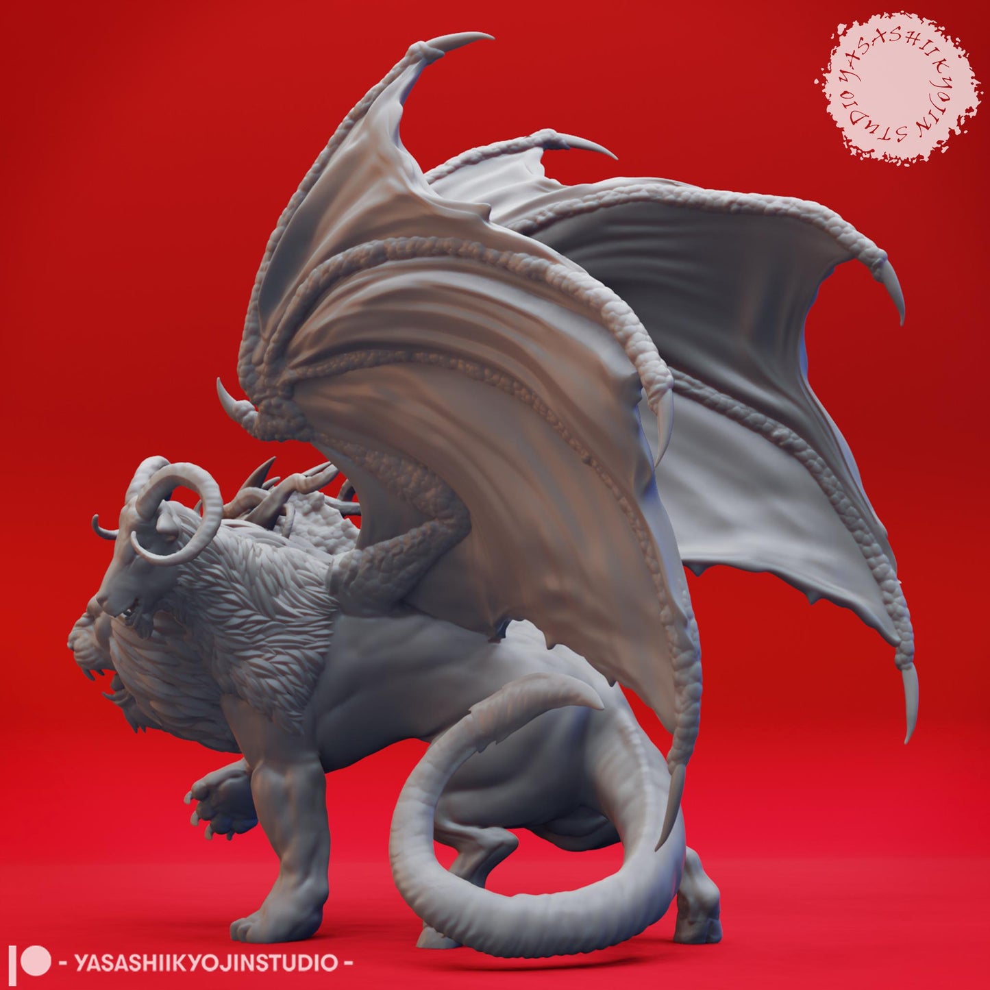 Chimera miniature by Yasashii Kyojin Studio