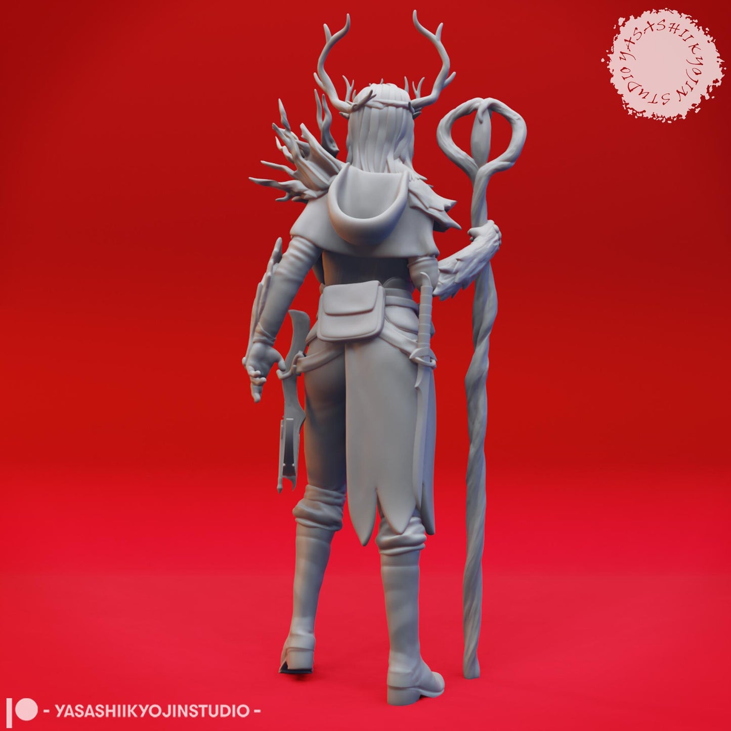 Druid miniature by Yasashii Kyojin Studio