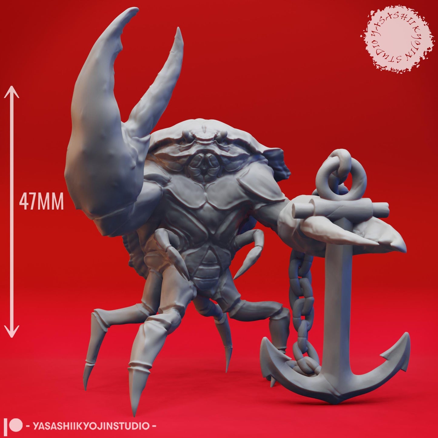 Crabfolk miniature by Yasashii Kyojin Studio