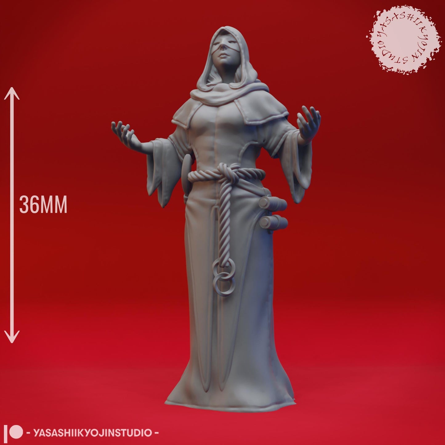 Cultists miniature by Yasashii Kyojin Studio