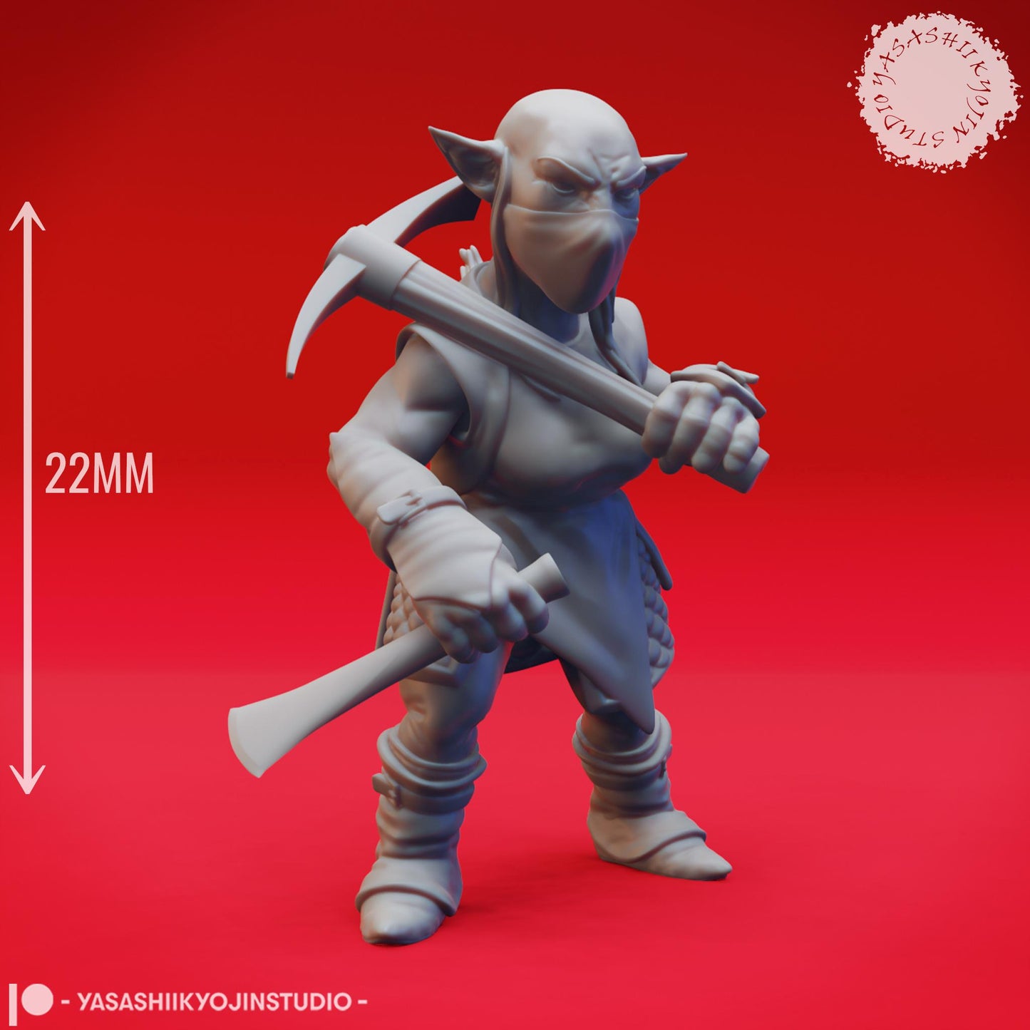 Deep Gnome miniature by Yasashii Kyojin Studio