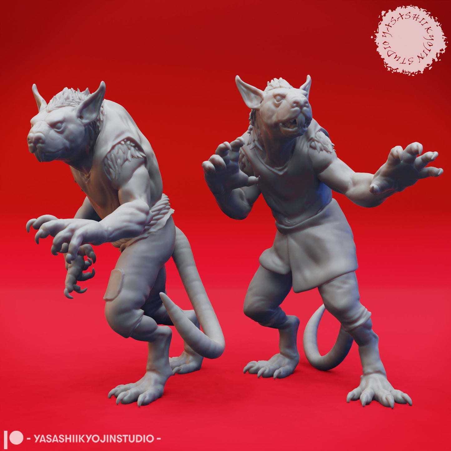 Deep Gnome Topsy and Turvy miniature by Yasashii Kyojin Studio