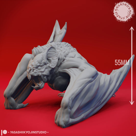 Dire Bat miniature by Yasashii Kyojin Studio
