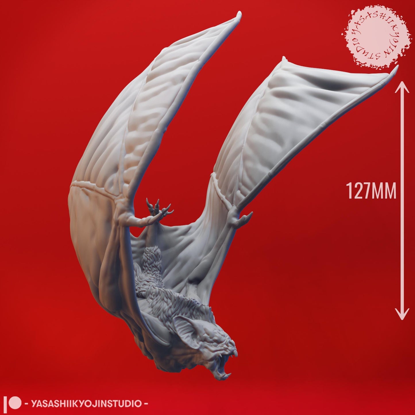 Dire Bat miniature by Yasashii Kyojin Studio